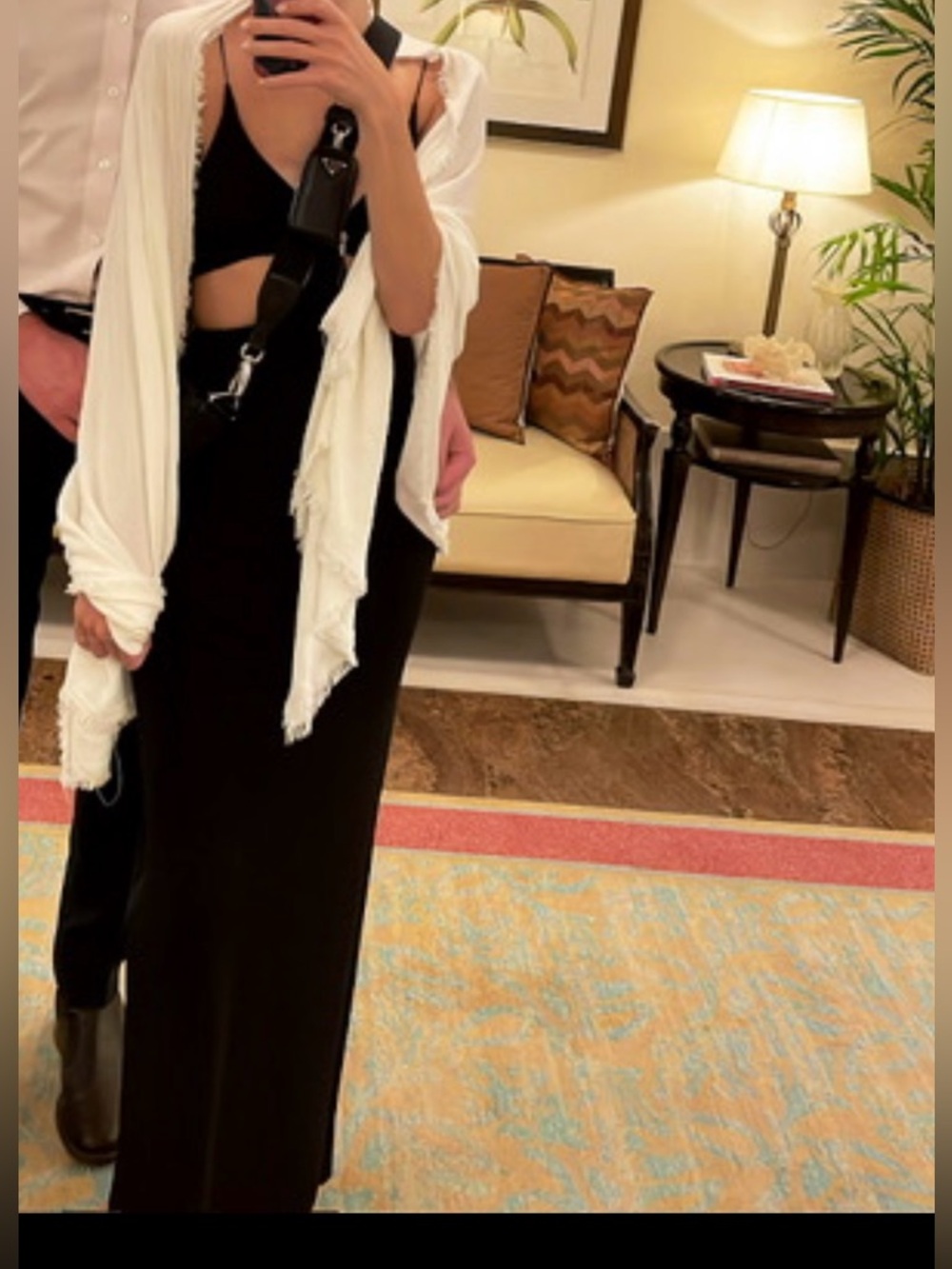 Black Cutout Maxi Dress Alice + Olivia